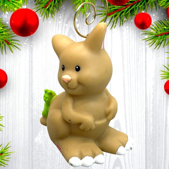 Little People Kangaroo 2.75" ONE OF A KIND Christmas Tree Ornament - Picture 3 of 3